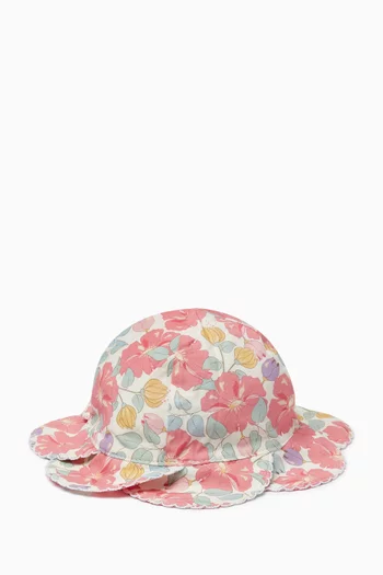 Coeur Scallop Sun Hat in Organic Cotton