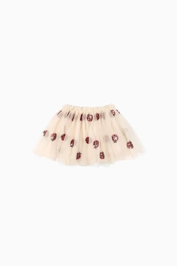 Fayette Strawberry Shirt in Tulle