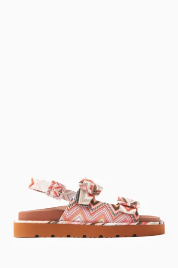 Mia Raschel Wave Sandals