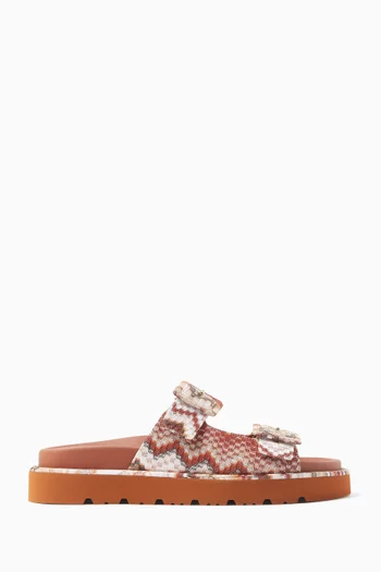 Clea Raschel Wave Sandals