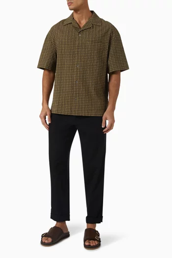 Oversized Seersucker Shirt