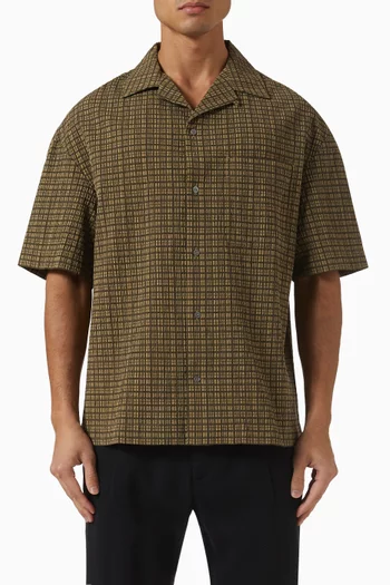 Oversized Seersucker Shirt