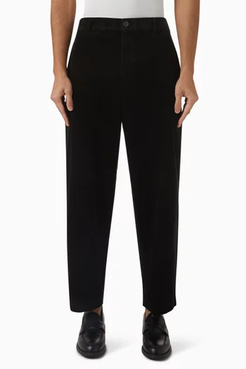 Corduroy Wide-Leg Trousers