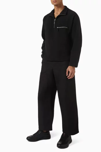 Half-Zip Polar Fleece Jumper
