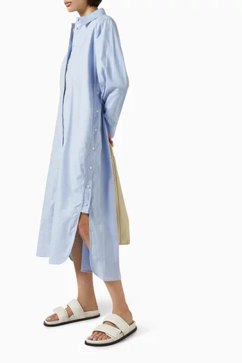 Asymmetric Deconstructed Shirt Dress