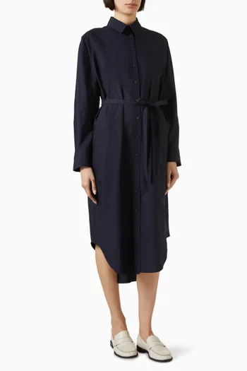 Relaxed Cotton Shirt Dress