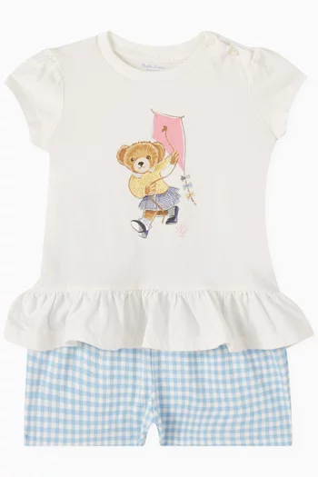 Baby Top and Shorts Set in Cotton