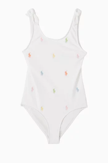 Polo Pony One-Piece Swimsuit