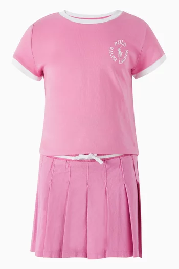 Wellness Polo Logo T-shirt in Cotton