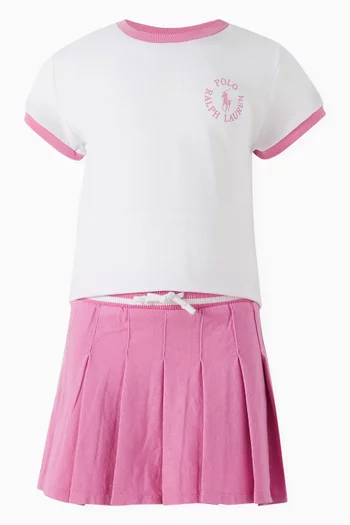 Wellness Polo Logo T-shirt in Cotton