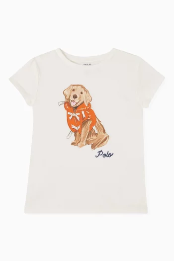 Graphic-print T-shirt in Cotton