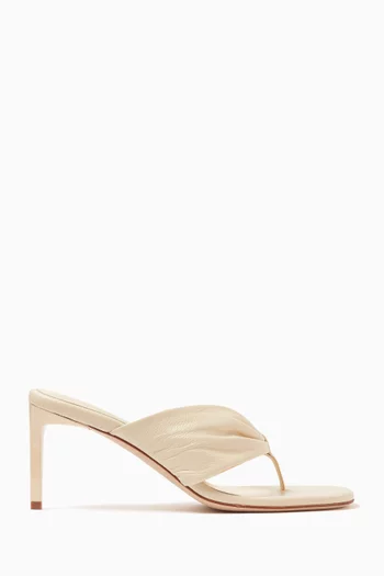 Wrap 75 Thong Sandals in Leather
