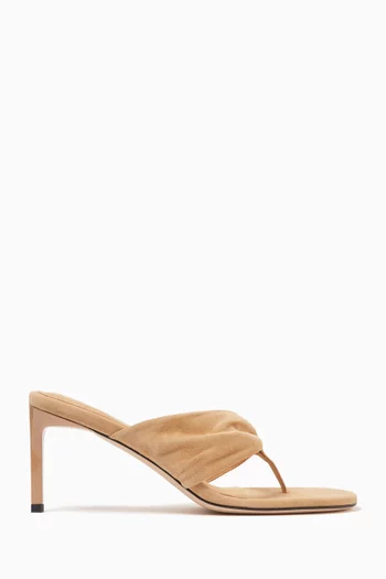 Wrap 75 Thong Sandals in Suede