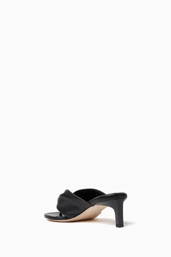 Wrap 45 Thong Sandals in Leather