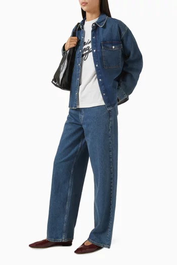 Straight-leg Jeans in Denim
