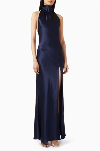 فستان سهرة بينيلوب بظهر مكشوف ستان