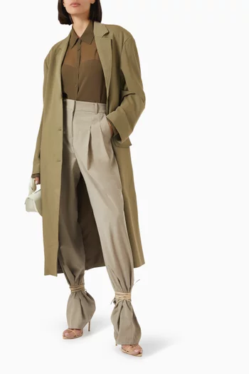 Peri Sheer Shirt in Georgette