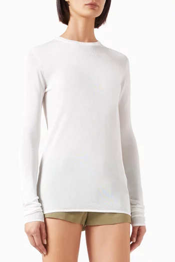 Kazel Thin Knit Top in Viscose Blend