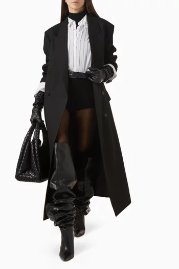 Jane Long Coat in Wool-blend