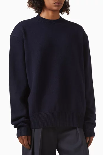 Rafaela Padded Sweater in Wool-knit