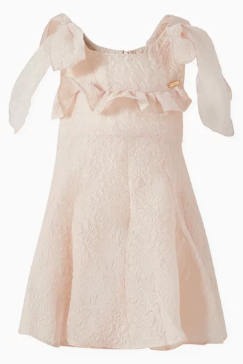 Ruffle Flared Dress