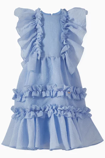Ruffle Trim Dress