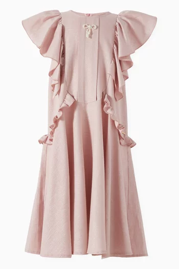 Ruffle A-line Dress