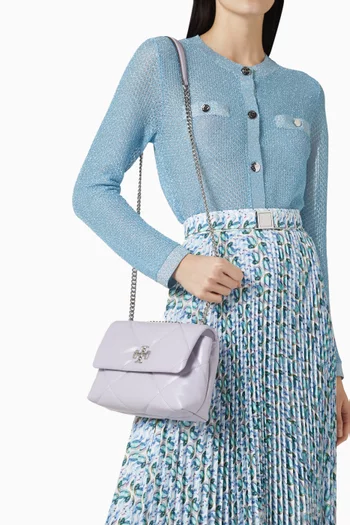 Kira Convertible Shoulder Bag in Quilted Leather