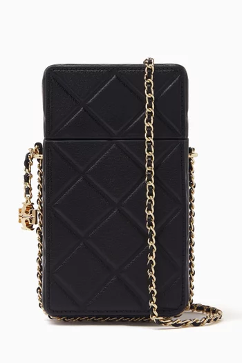 Fleming Phone Crossbody Bag in Leather