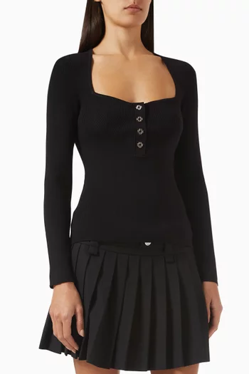 Mokana Knit Top in Viscose Blend