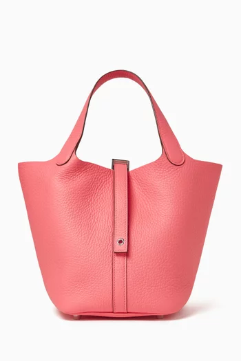 Unused Picotin 18 Bag in Clemence Leather