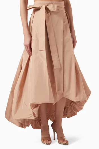 Barbagianni Balloon Skirt in Taffeta