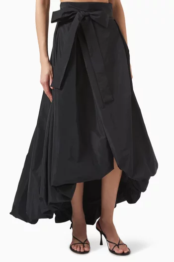 Barbagianni Balloon Skirt in Taffeta
