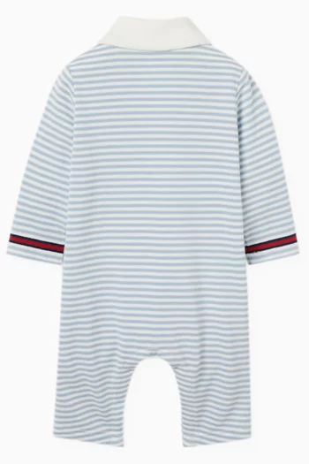 Embroidered Pyjama in Cotton