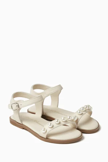 Fleur Sandals in Leather