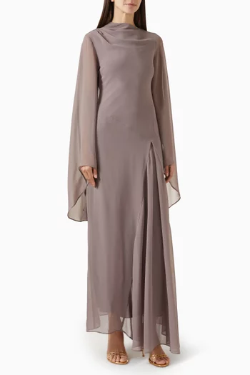 Hausos Maxi Dress in Chiffon
