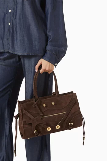 Zouzou Shoulder Bag in Suede