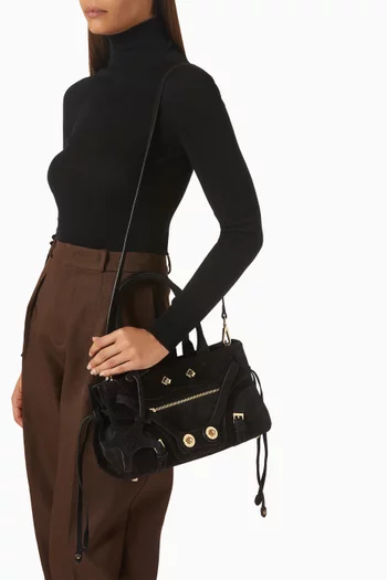 Mini Zouzou Shoulder Bag in Suede