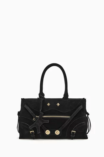 Mini Zouzou Shoulder Bag in Suede