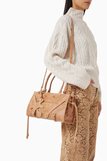 Zouzou Mini Shoulder Bag in Leather