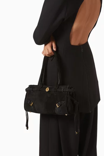 Baby Jane Shoulder Bag in Suede