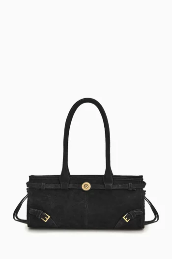Baby Jane Shoulder Bag in Suede
