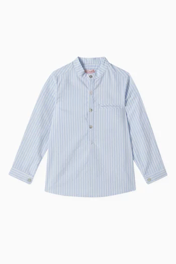 Exclusive Mateo Striped Shirt in Cotton