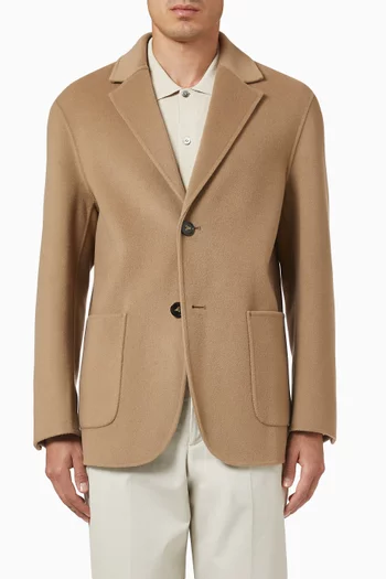 Blazer in Wool-cashmere