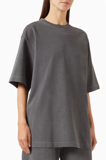 Garment-dyed T-shirt in Cotton