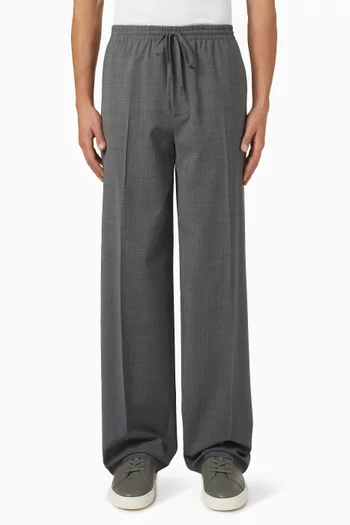 Drawstring Pants in Wool