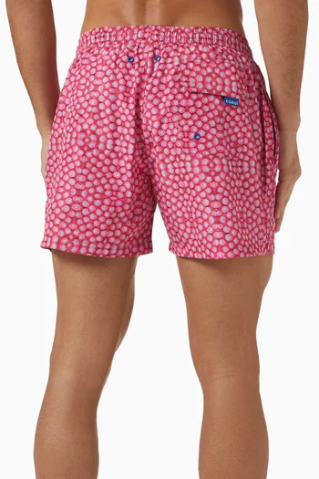 Maori Reef Swim Shorts in Poly-blend