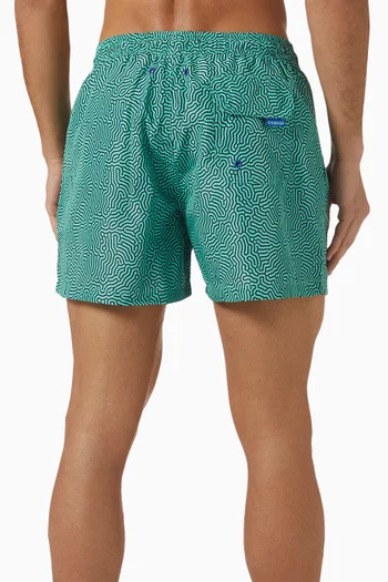 Xcalak Reef Swim Shorts in Poly-blend