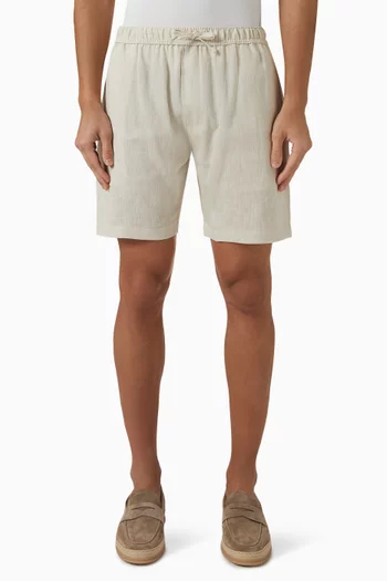 Capri Bermuda Shorts in Linen