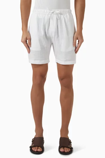Capri Bermuda Shorts in Linen